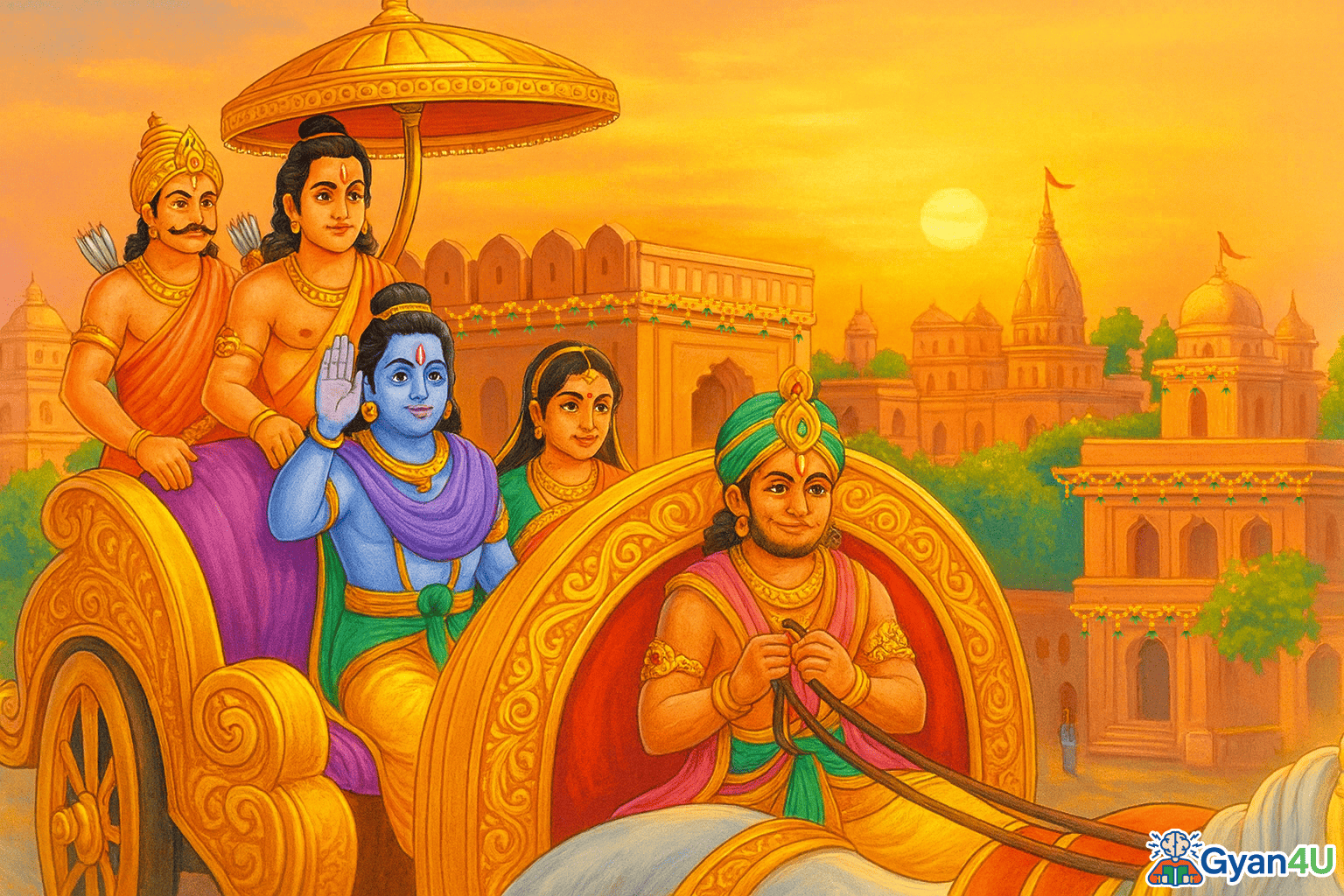 रावण वध के कितने दिन बाद राम अयोध्या पहुँचे?