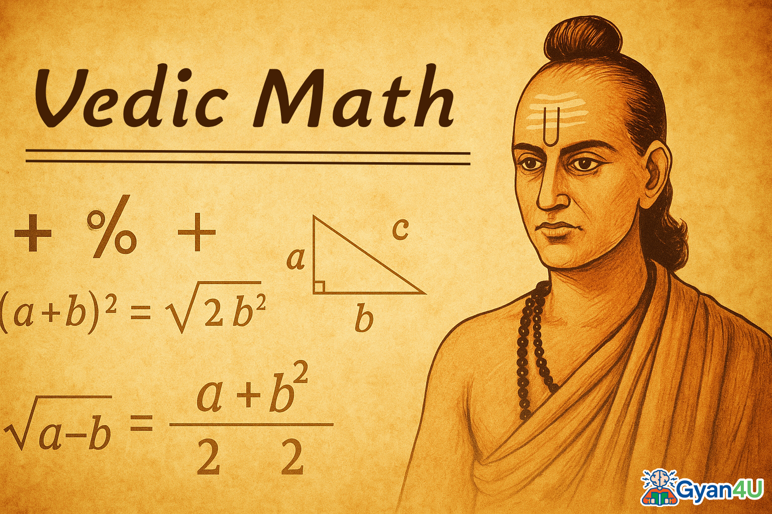 वैदिक गणित के 16 सूत्र — तेज़ गणना के रहस्य