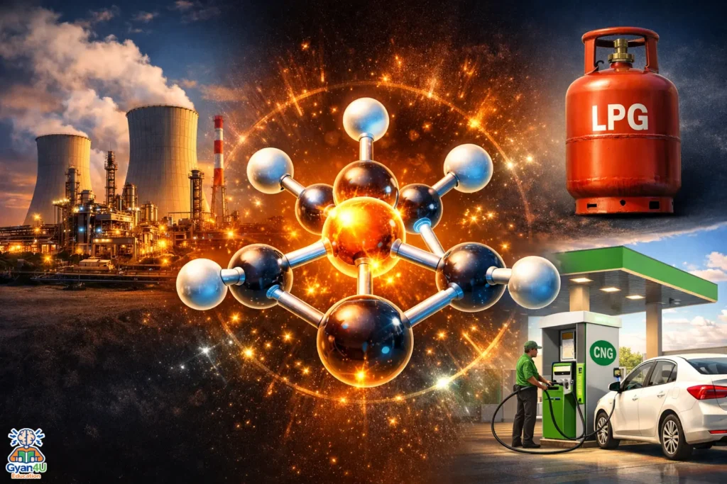 Types of Petroleum Gas in Hindi