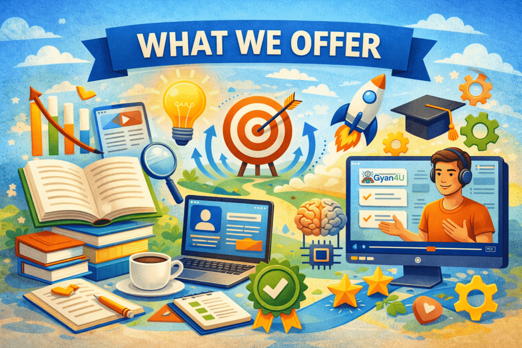 what we offer gyan4u