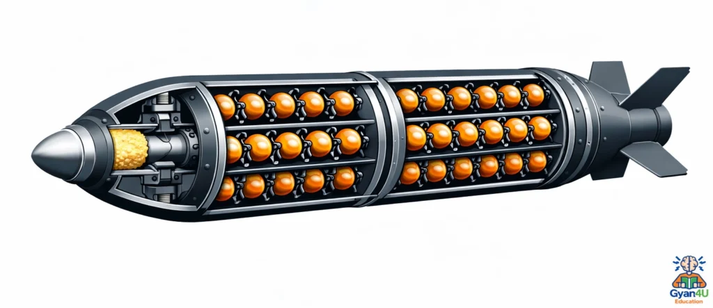 cluster missile bomb