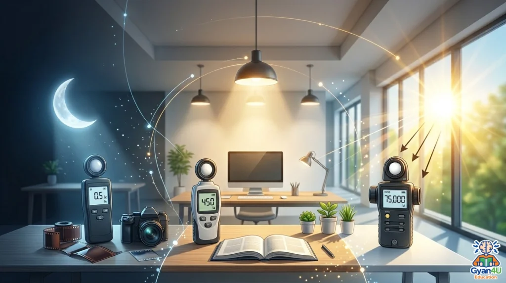 what is lux unit of light meaning in hindi