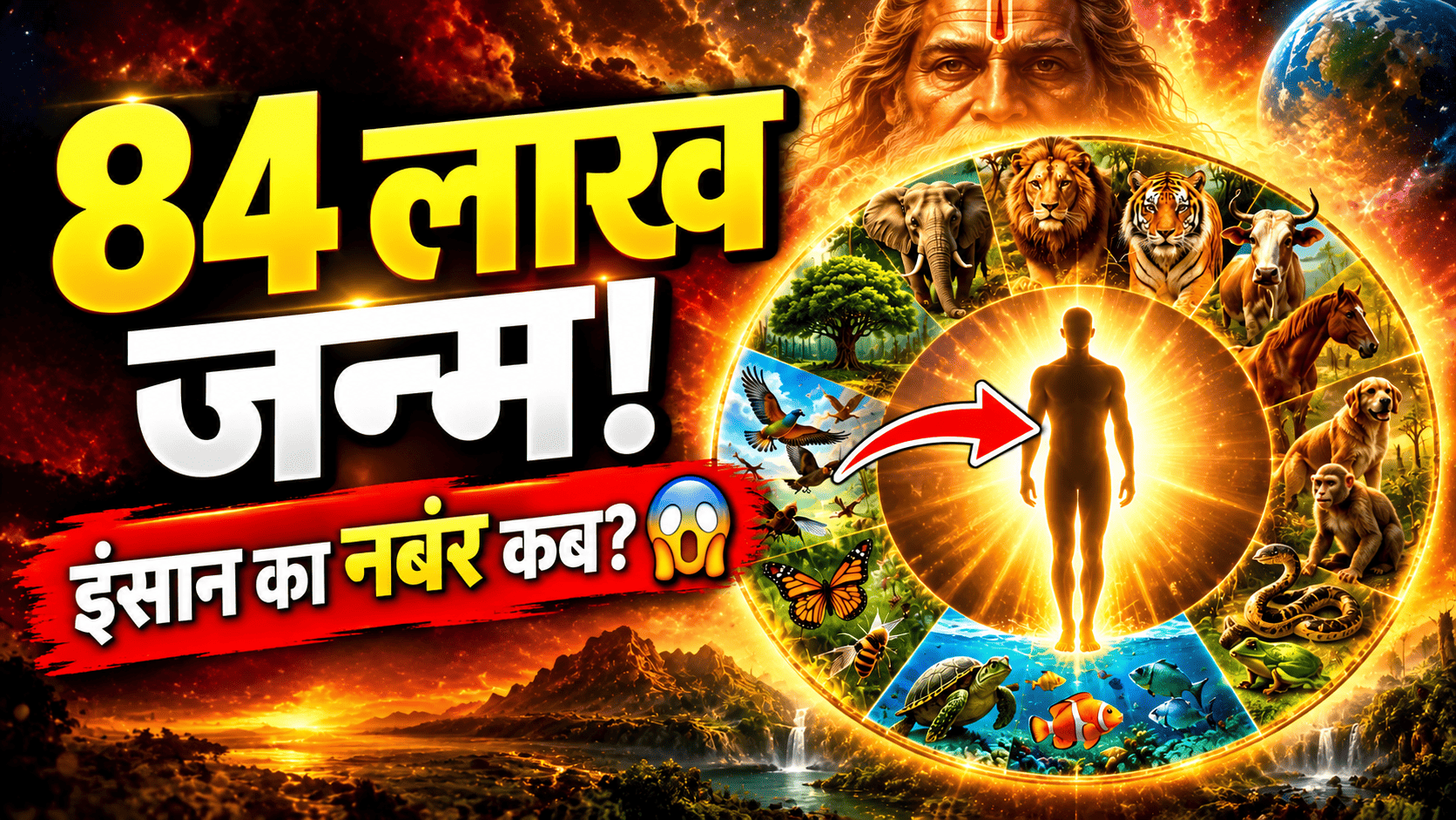 Cycle of Life 84 Lakh Births gyan4u